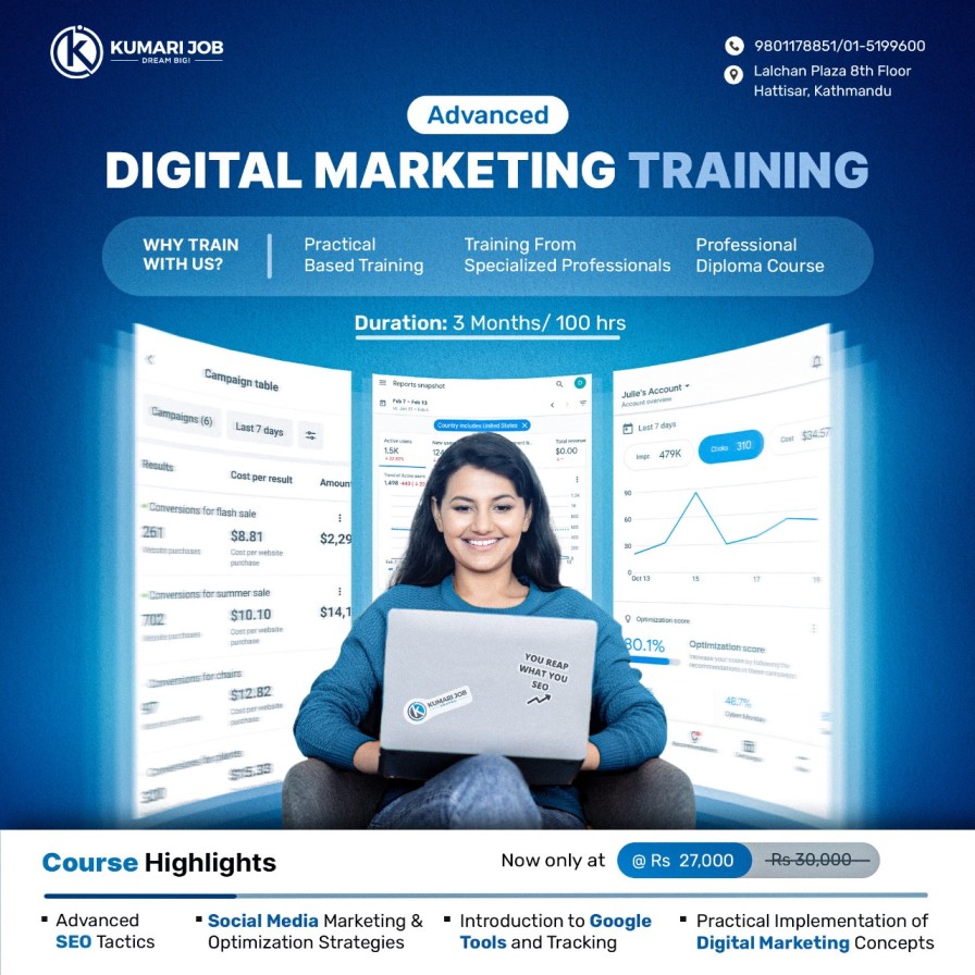 Advanced Digital Marketing Training in Nepal